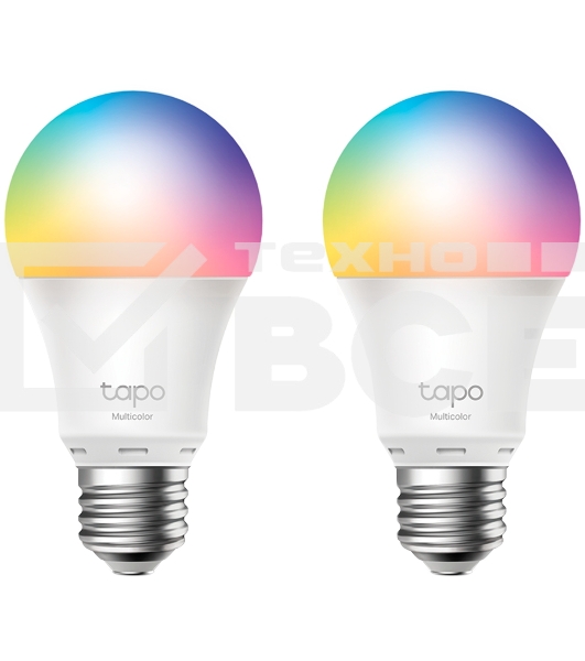 Умная Wi-Fi лампа/ Smart Wi-Fi Light Bulb, Multicolor, 2-Pack