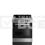 Плита электрическая Beko FSE67310GX черный, конфорок 4 шт, духовка 66 л, 60 см x 85 см x 60 см, фото 1