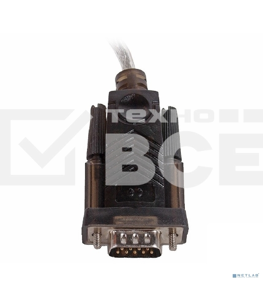 Кабель-адаптер USB AM <-> COM DB9M(RS232) Orient USS-101N18, chipset Prolific PL2303TA, поддержка Win 8/8.1, 1.8м, крепление винты