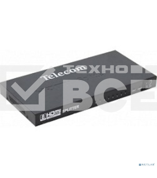 Разветвитель HDMI 1=>8 Telecom  <TTS5030>, каскадируемый , 1.4v+3D