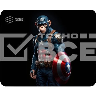 Коврик для мыши Cactus Captain America 250x200x3мм (CS-MP-D08S)