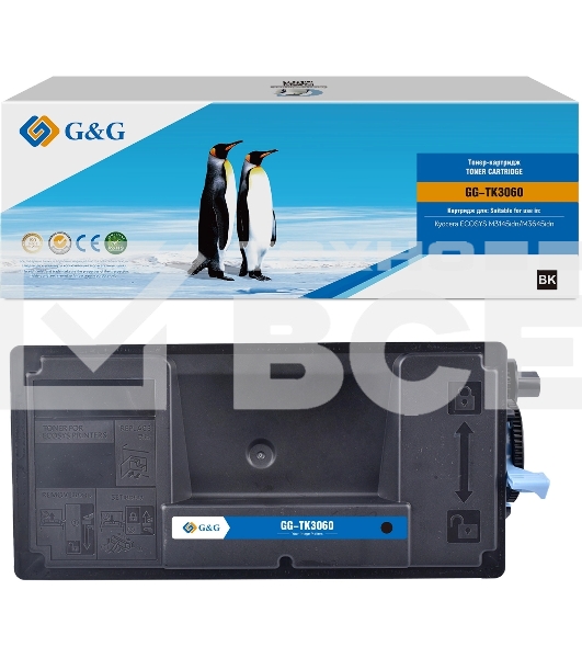 Картридж лазерный G&G GG-TK3060 черный (14500 стр.) для Kyocera ECOSYS M3145idn/M3645idn