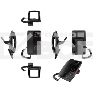 Гостиничный IP-телефон Fanvil H4W WIFI Hotel Phone 2 SIP Lines 1 USB Port for phone charging 5 Soft keys programmable service hotline 2.4GHz&5GHz,Wi-Fi 6 PoE HD Voice    PSU