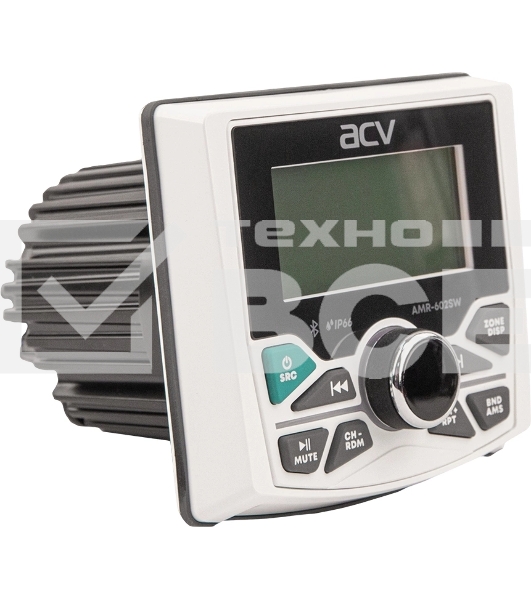 Автомагнитола ACV MARINE AMR-602SW 4x50Вт v5.0 USB 2.0 AUX 3