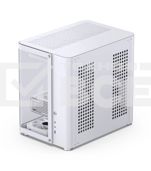 Корпус без блока питания JONSBO TK-2, Midi-Tower, TG, no fans, 1xUSB-A 3.2 + 1xUSB-C 3.2, ATX, mATX, mITX White