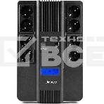 Источник бесперебойного питания Бастион SKAT-UPS 800-AID-IN-1x9-8 ИБП 220В 480Вт, LCD, АКБ 1x 9А·ч, line interactive, мод.синус, 8хSchuko,2xUS (8933), фото9