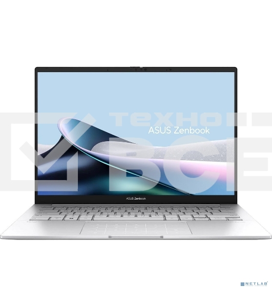 Ноутбук ASUS Zenbook 14 Special UX3405CA-PP682X Intel Core Ultra 9 285H/LPDDR5X 32GB/1TB SSD/Intel Arc Graphics/14' OLED (1920 x 1200) WUXGA ,WiFi 7+BT 5.4/Win 11 Pro RUS/0.99 kg/Foggy Silver