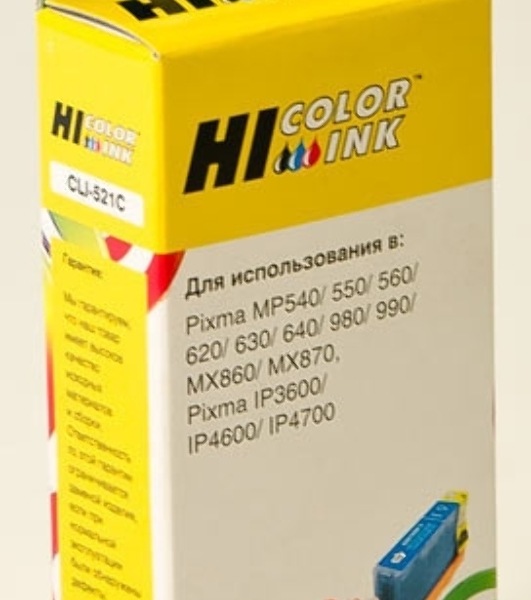Картридж Canon PIXMA iP3600/iP4600/MP540 (Hi-black) new, CLI-521, C