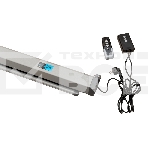 Экран Pro 250x140 см Motoscreen 16:9 настенно-потолочный (моторизованный) 113' фибергласс, серый корпус, фото3