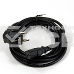 Кабель компьютер-розетка 220V (EURO) <VDE> 3G0,75mm2 VCOM {CE021-CU} 3 метра, фото6