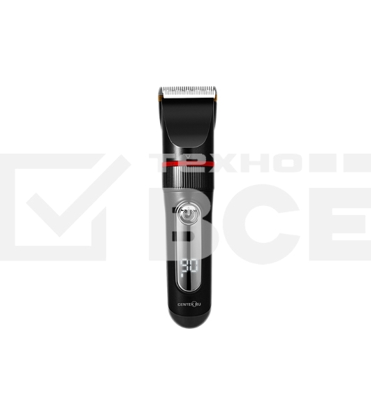 Машинка для стрижки волос Centek CT-2101 (черный) 3 Вт, LED, Li-Ion1200 до 3 часов, USB зарядка, 6 насадок