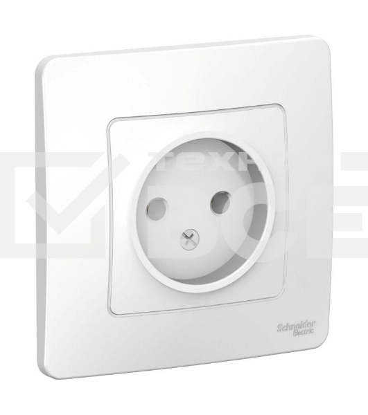 Розетка СП BLANCA 16А 250В без шторок без заземл. бел. SchE BLNRS000011
