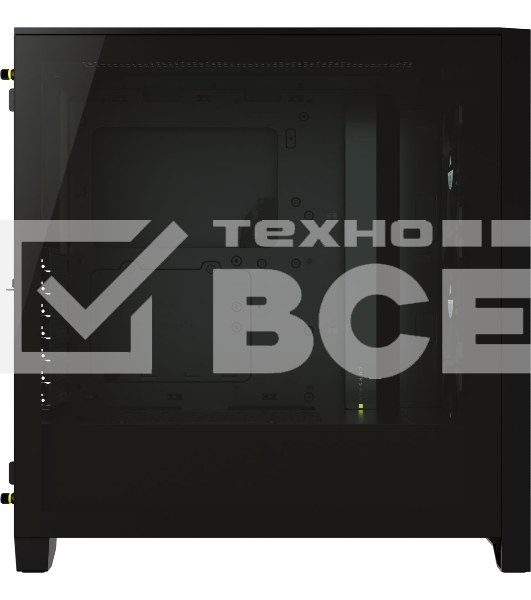 Компьютерный корпус Corsair iCUE 4000X RGb CC-9011204-WW Tempered Glass Mid-Tower, Black