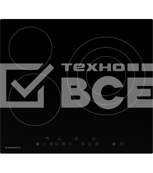 Варочная панель электрическая Maunfeld EVCE.593.T-BK