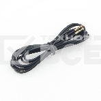 Кабель аудио Cablexpert CCAB-02-35MM-2MB, 3.5 Jack (M)/3.5 Jack (M), черный, 2м, блистер, фото 1