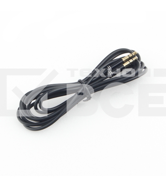 Кабель аудио Cablexpert CCAB-02-35MM-2MB, 3.5 Jack (M)/3.5 Jack (M), черный, 2м, блистер