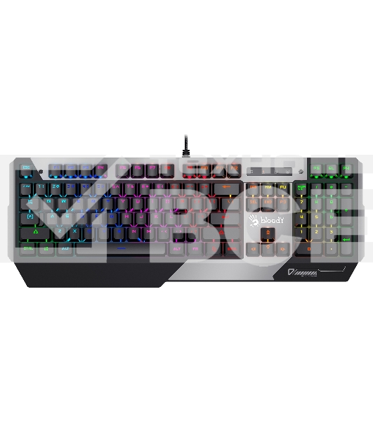 Клавиатура A4Tech Bloody B865R механическая серый/черный USB for gamer LED