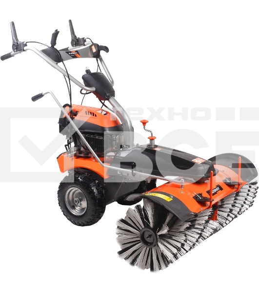 Подметальная машина PATRIOT S 610P 6лс 180-350об/мин шир.100см D35см ск.4+2 ручной/эл.стартер 79кг