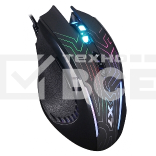 Мышь проводная A4Tech X87 черный, 2400 dpi, USB, кнопки - 8