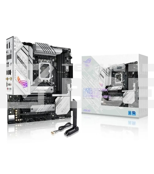 Материнская плата ASUS ROG STRIX B760-G GAMING WIFI, LGA 1700, Intel B760, 4xDDR5, 4xSATA, 2xM.2, 1xPCIe 5.0 x16, 1xPCIe 4.0 x4, 1xHDMI, 1xDP, 1x 2.5Gb LAN, 1xUSB-A 3.2 Gen 2, 2xUSB-A 3.2 Gen 1, 4xUSB-A 2.0, 1xUSB-C 3.2 Gen 1, 1xUSB-C 3.2 Gen 2x2, 5x3.5 м