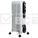 Масляный обогреватель MTX OCH-1500, белый, 1500 Вт, 15 м2, термостат, фото12
