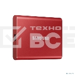 Твердотельный накопитель Samsung SSD 2TB T7, USB Type-C, R/W 1000/1050MB/s, красный, фото26