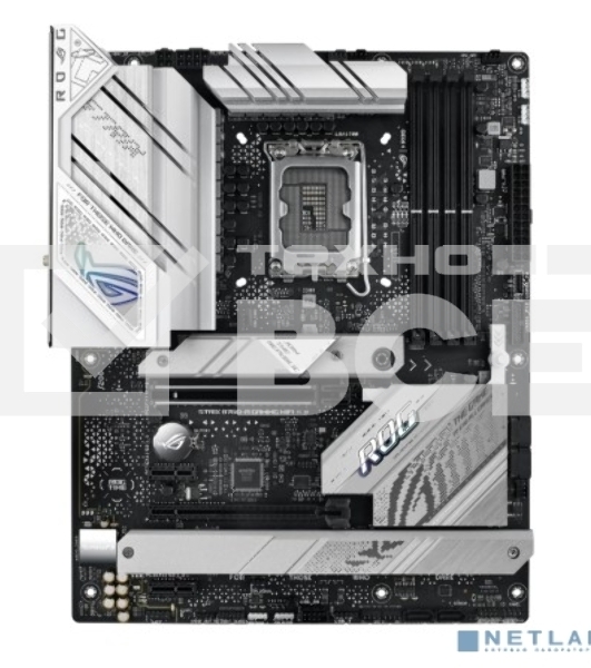 Материнская плата ASUS ROG STRIX B760-A GAMING WIFI, LGA 1700, Intel B760, 4xDDR5, 4xSATA, 3xM.2, 1xPCIe 5.0 x16, 1xPCIe 3.0 x4, 1xHDMI, 1xDP, 1x 2.5Gb LAN, 1xUSB-A 3.2 Gen 2, 2xUSB-A 3.2 Gen 1, 4xUSB 2.0, 5x3.5 мм, 7.1, Standard-ATX