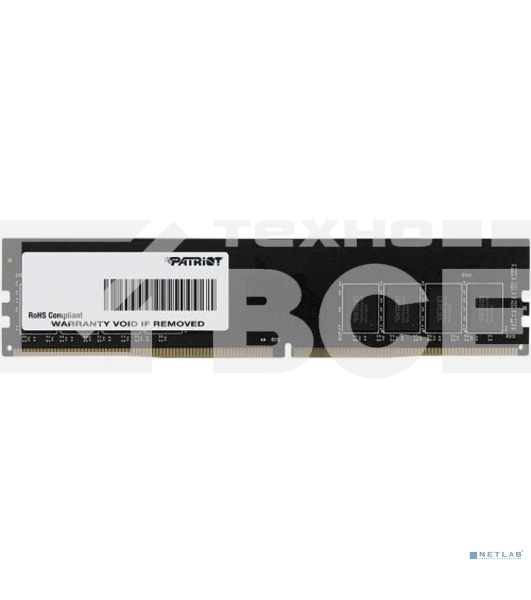 Оперативная память Patriot Signature, DDR4, 16GB (1x16 GB), 2666 MHz, CL19, DIMM