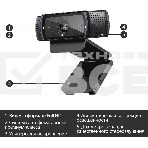 Веб-камера Logitech C920 HD Pro Webcam (Full HD 1080p/30fps, автофокус, угол обзора 78°, стереомикрофон, кабель 1.5м) (арт. 960-000998, M/N: VU0062), фото8