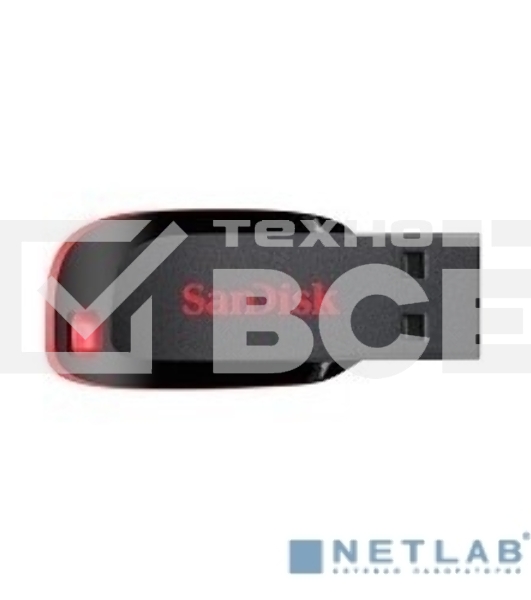 Флеш диск Sandisk 8Gb Cruzer Blade SDCZ50-008G-B35 USB2.0 черный