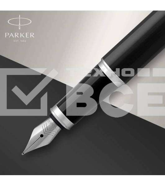 Ручка перьевая Parker IM Core F321 (CW1931644) Black CT F сталь нержавеющая подар.кор.