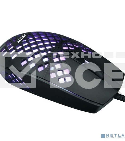 Мышь проводная Acer OMW134 черный, 3200 dpi, USB, кнопки - 6