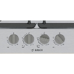 Газовая варочная панель Bosch PGH6B5K90R Serie 4, 60см, нержавеющая сталь, 4 конфорки,1 WOK-конфорка c 2 контурами пламени, составные чугунные решетки, газ-контроль, автоматический электроподжиг, сделано в Испании, фото6