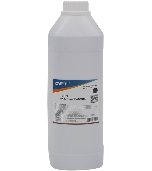 Тонер CET OSP0231K-500 PK231 для Kyocera ECOSYS M8124cidn/8130cidn (Japan) черный, 500г/бут, (унив.)