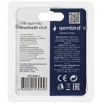 Адаптер Bluetooth Gembird, BTD-MINI5-2, ультратонкий корпус, v.5.0, 10 м, USB, фото5