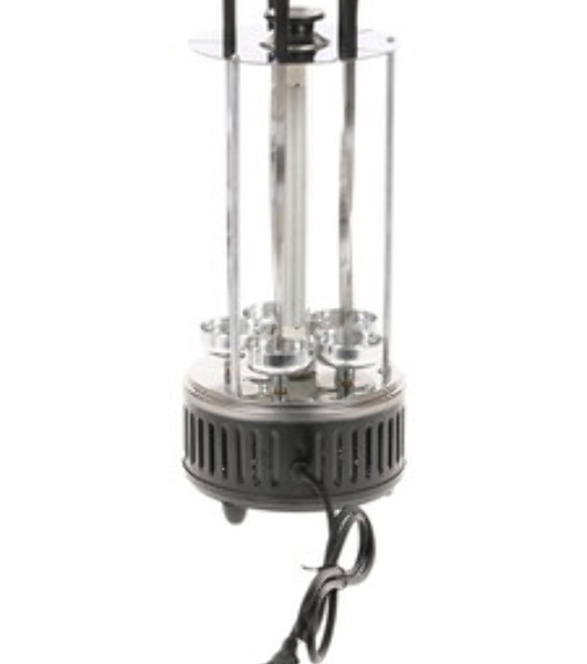Электрошашлычница Centek CT-1461 -1000Вт, нагреватель из стали, Кнопка Вкл/выкл, вращ 12раз/мин