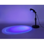 Атмосферная светодиодная настольная лампа Ambrella light DE8385 BK черный LED RGB 3W (ПДУ RGB), фото4
