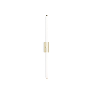 Настенный светодиодный светильник Ambrella light FL6124 GD золото 14W 3000K-6400K 610*45*80
