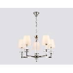 Люстра Ambrella light LH71001/5 BN/WH никель/белый E14*5 max 40W D670*1130, фото7