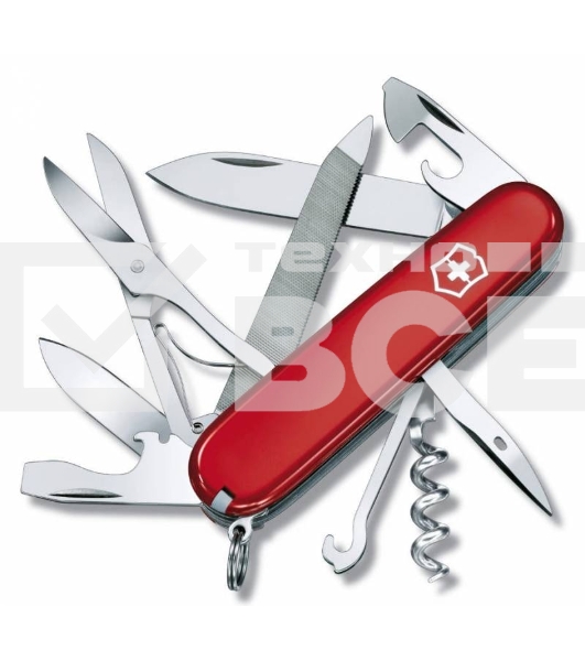 Нож перочинный Victorinox Mountaineer (1.3743) 91мм 18функций красный карт.коробка