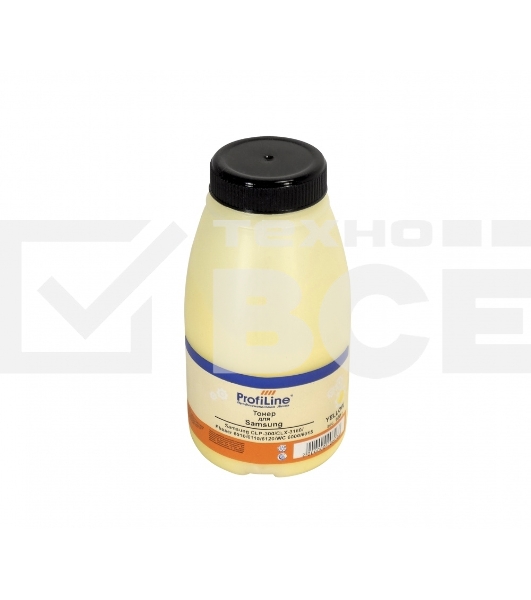 Тонер для принтеров Samsung CLP-300/CLX-3160/Phaser 6010/6110/6120/WC 6000/6015 yellow 100гр ProfiLine Фасовка РФ