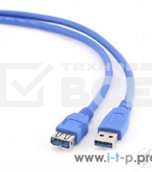 Кабель Gembird PRO CCP-USB3-AMAF-6, USB 3.0 кабель удлинительный 1.8м AM/AF позол. контакты, пакет