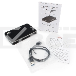 Внешний корпус для HDD AgeStar 3UB2A18 SATA алюминий черный 2.5', фото3