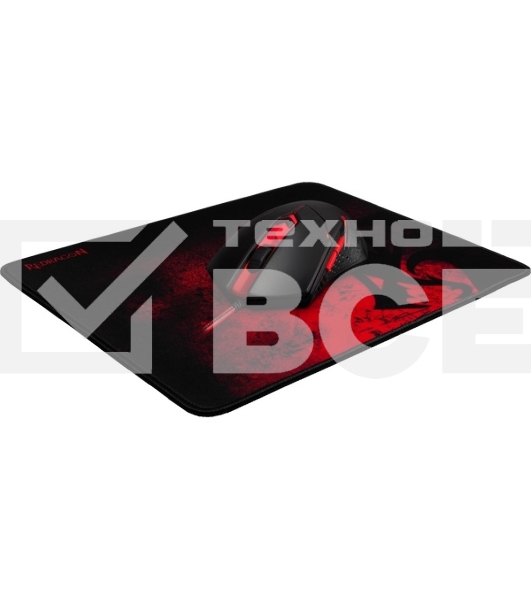 Мышь проводная + коврик Defender Redragon M601BA черный, 3200 dpi, USB, кнопки - 7