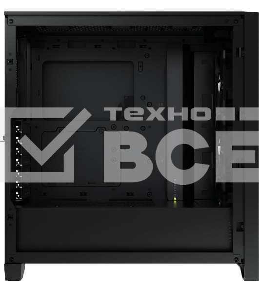 Компьютерный корпус Corsair iCUE 4000X RGb CC-9011204-WW Tempered Glass Mid-Tower, Black