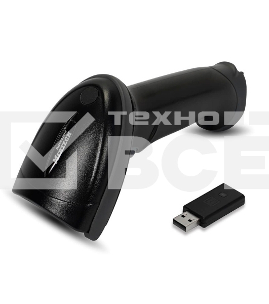Сканер штрих-кода ручной Mertech CL-2210 BLE Dongle 1D/2D имидж, беспроводной, 100 скан/сек, USB-HID; USB-COM - эмуляция; RS-232 - эмуляция; Bluetooth - BLE 5.0, чёрный