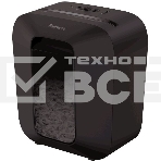 Шредер Fellowes PowerShred LX25 черный (секр.P-4)/перекрестный/6лист./11.5лтр./скрепки/скобы/пл.карты, фото5