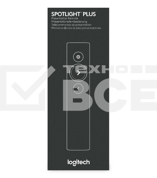 Презентер Logitech Spotlight R-R0011 серый, Bluetooth, кнопки - 3