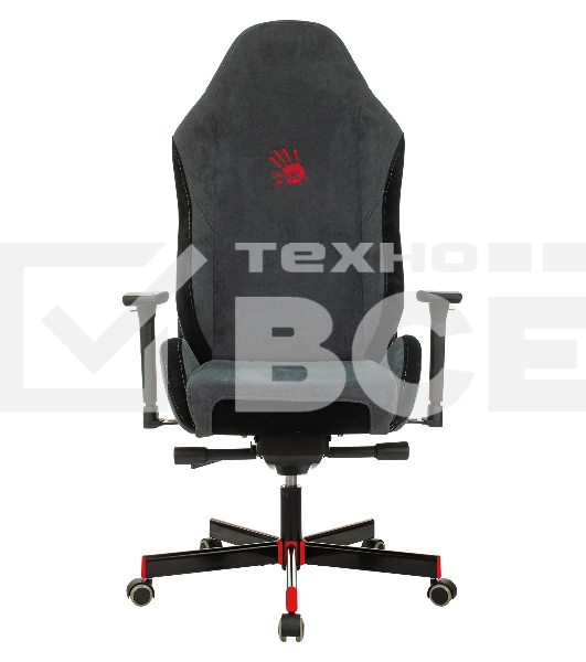 Кресло игровое A4Tech Bloody GC-420 серый, крестовина металл