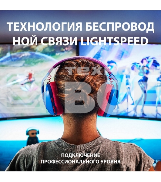 Гарнитура Logitech Headset G435 LIGHTSPEED Wireless Gaming BLUE - Retail